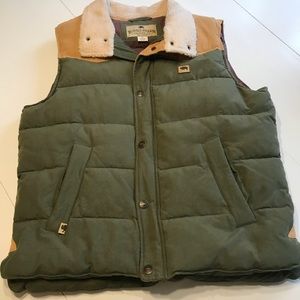 Men’s Buffalo Jackson Sherpa collar vest